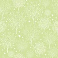 Spring garden seamless pattern background