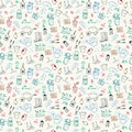 Spring Garden Seamless Pattern