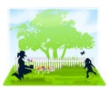Spring Gardening With Mom Royalty Free Stock Photo