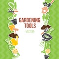 Spring Gardening Tools Set, Vector Illustration