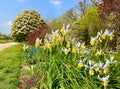 spring in the gardens Jardin des Plantes in Paris Royalty Free Stock Photo