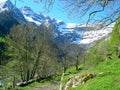 Spring in Gavarnie in Pyrenees Royalty Free Stock Photo