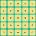 Spring gingham pattern, seamless checked plaids. Pastel vichy background for print wrapping paper, gif card, invitation, Easter