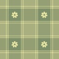 Spring gingham pattern, seamless checked plaids. Pastel vichy background for tablecloth, napkin, dress, Easter holiday textile