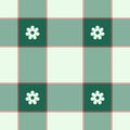 Spring gingham pattern, seamless checked plaids. Pastel vichy background for tablecloth, napkin, dress, Easter holiday textile