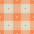 Spring gingham pattern, seamless checked plaids. Pastel vichy background for tablecloth, napkin, dress, Easter holiday textile