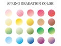 Spring gradation color 1