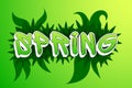 Spring Graffiti Vector Royalty Free Stock Photo