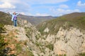 Spring Great Crimean Canyon landscape