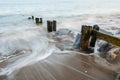 Spring Groynes Royalty Free Stock Photo