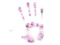 Spring handprint