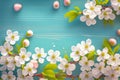 Blossoming Beauty Cherry Flowers in the Springtime Background Royalty Free Stock Photo