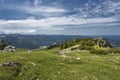 Spring hiking in the bavarian alps Royalty Free Stock Photo