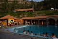 Natural hostings thermal bathhouse in chivay, peru on the 21st of march 2019