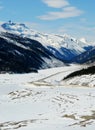 Spring icefield parkway Royalty Free Stock Photo