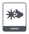 spring icon in trendy design style. spring icon isolated on white background. spring vector icon simple and modern flat symbol for Royalty Free Stock Photo