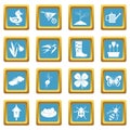 Spring icons azure