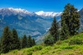 Spring in Kullu valley in Himalaya mountains. Himachal Pradesh, India Royalty Free Stock Photo