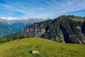 Spring in Kullu valley in Himalaya mountains. Himachal Pradesh, India