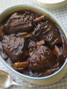 Spring Lamb Shanks braised in Red wine Royalty Free Stock Photo