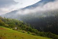 Spring landscape in the Carpathian mountains Royalty Free Stock Photo