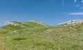 Spring landscape in Chatyr-Dah mountainous massif in Crimean peninsula