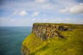 Spring landscape in Cliffs of Moher Aillte An Mhothair, Ireland Royalty Free Stock Photo