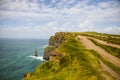 Spring landscape in Cliffs of Moher Aillte An Mhothair, Ireland Royalty Free Stock Photo