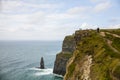 Spring landscape in Cliffs of Moher Aillte An Mhothair, Ireland Royalty Free Stock Photo