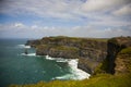 Spring landscape in Cliffs of Moher Aillte An Mhothair, Ireland Royalty Free Stock Photo