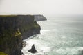 Spring landscape in Cliffs of Moher Aillte An Mhothair, Ireland Royalty Free Stock Photo