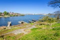 Spring landscape of Karlskrona sea shore Royalty Free Stock Photo