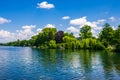 Spring landscape of a lake in Potsdam, Germany Royalty Free Stock Photo