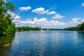 Spring landscape of a lake in Potsdam, Germany Royalty Free Stock Photo