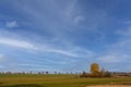 Spring landscape in Podlasie, fresh spring green Royalty Free Stock Photo