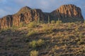 Spring Sunrise, Superstition Wilderness Area Royalty Free Stock Photo