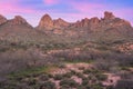 Dawn, Superstition Wilderness Area Royalty Free Stock Photo