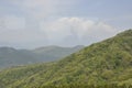 Spring landscape with Top of Mount Fuji from Fuji - Hakone - Izu National Park in Japan Royalty Free Stock Photo