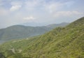 Spring landscape with Top of Mount Fuji from Fuji - Hakone - Izu National Park in Japan Royalty Free Stock Photo