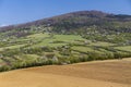 Spring landscape in White Carpathians, Javornik, Southern Moravia, Czech Republic