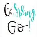 Spring lettering phrases