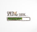 Spring loading Royalty Free Stock Photo