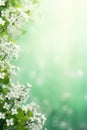 spring is a magic season. beautiful photorealistic wallpaper with copy space for text