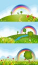 Spring meadow backgrounds
