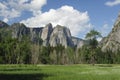 Spring meadow in Yosemite Valley Royalty Free Stock Photo