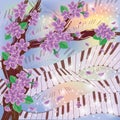 Spring Melody card