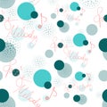 Spring Melody seamless pattern