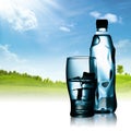 Spring mineral water