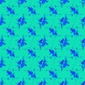 Spring mint fabric pattern, digital background paper, print, cover