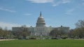 Front on view of the us capitol building in washington Royalty Free Stock Photo